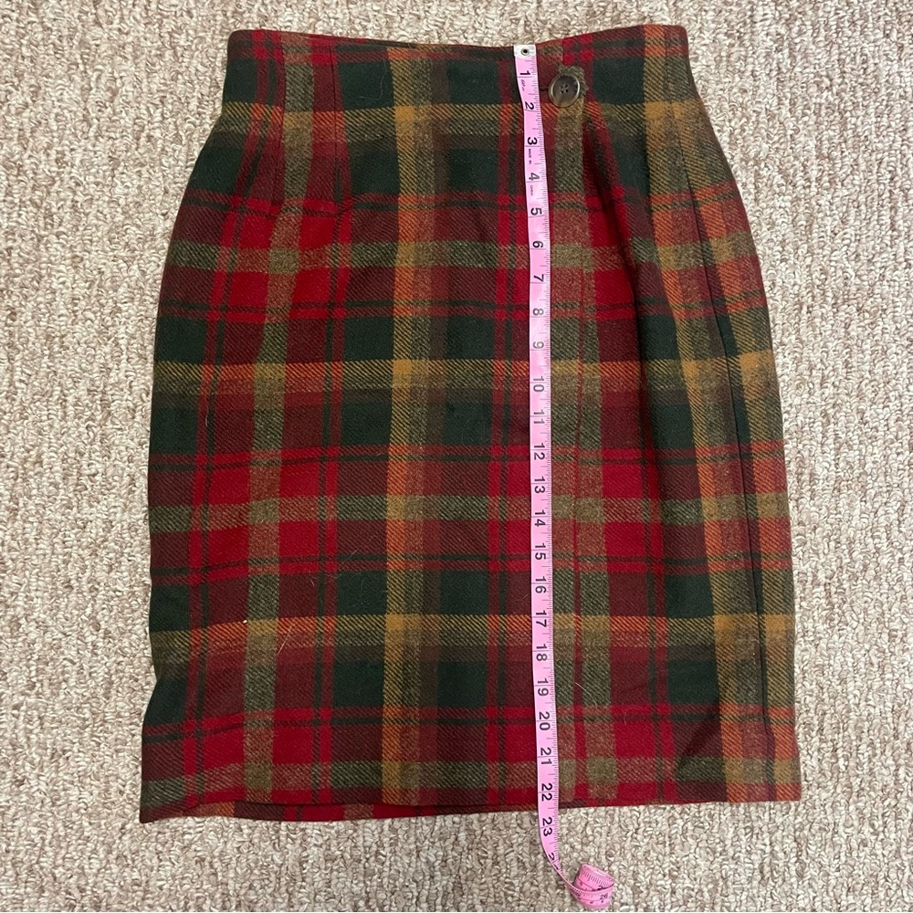 Pendleton Plaid Wool Skirt - Picture 5 of 5